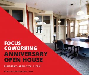 FOCUS Coworking Anniversary Open House